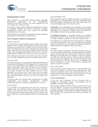 CY8C24423A-24LFXIT Datasheet Pagina 5