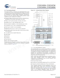 CY8C24994-24LFXI Datasheet Page 3