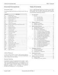 CY8C27643-24LFXIT Datasheet Page 7