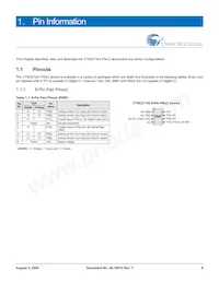 CY8C27643-24LFXIT Datasheet Page 8