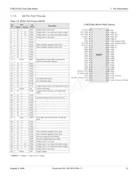 CY8C27643-24LFXIT數據表 頁面 12