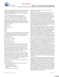 CY8C3665AXI-016T Datenblatt Seite 4