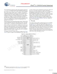 CY8C3665AXI-016T Datasheet Page 5