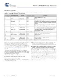 CY8C5466AXI-064 Datasheet Pagina 14