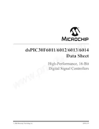 DSPIC30F6012T-30I/PF Datenblatt Cover