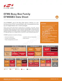 EFM8BB31F64G-A-QFP32R Datenblatt Cover