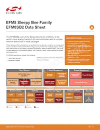 EFM8SB20F32G-A-QFN32R Datenblatt Cover