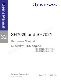 HD6417020SX20IV Datasheet Pagina 5