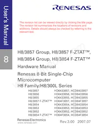 HD64F3857FQV Datasheet Page 3