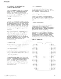 HT83C51DC Datasheet Page 11