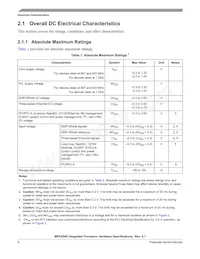 KMPC8540PX667LC Datasheet Page 8