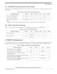 KMPC8540PX667LC Datasheet Page 15