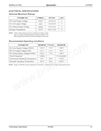 LH79520N0Q000B0 Datasheet Page 21