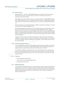 LPC2880FET180 Datasheet Page 18