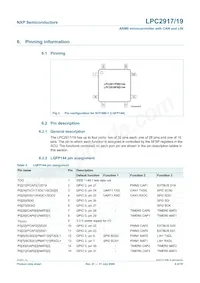 LPC2919FBD144/01/ Datasheet Page 6