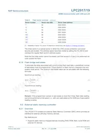 LPC2919FBD144/01/ Datasheet Pagina 17