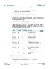 LPC2919FBD144/01/數據表 頁面 22