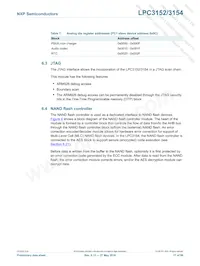 LPC3154FET208 Datasheet Pagina 17