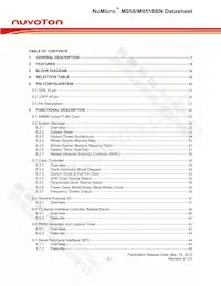 M0516ZBN Datasheet Page 2