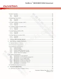 M0516ZBN Datasheet Page 3