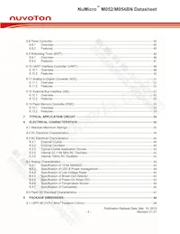 M054LBN Datasheet Pagina 3