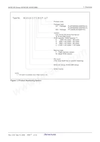 M30280FCBHP#U7B Datasheet Pagina 9