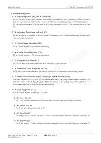 M30800SAFP-BL#U5 Datasheet Pagina 15