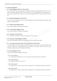 M30835FJGP#U5 Datasheet Pagina 21