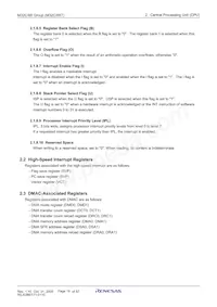 M30880FWTGP#U0 Datasheet Page 21