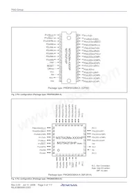 M37542F8GP#U0 Datasheet Pagina 5