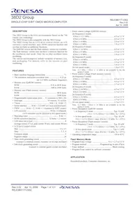 M38D24G4FP#U0 Datasheet Page 3