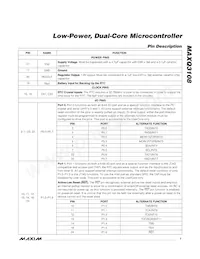 MAXQ3108-FFN+ Datasheet Page 7