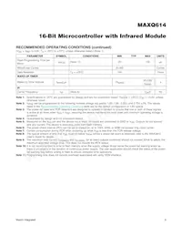 MAXQ614V-UEI+T數據表 頁面 6