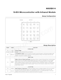 MAXQ614V-UEI+T Datasheet Pagina 7