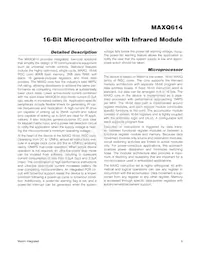 MAXQ614V-UEI+T Datasheet Page 9