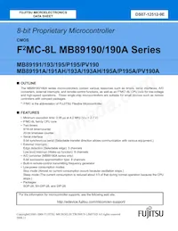 MB89191PF-G-441-EF-RE1數據表 頁面 2