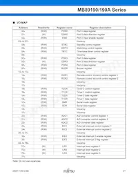 MB89191PF-G-441-EF-RE1 Datenblatt Seite 22