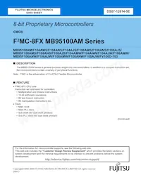 MB95F108AJWPMC-GE1數據表 封面