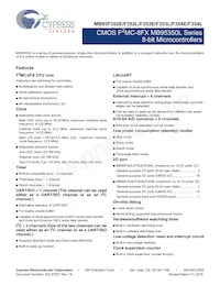 MB95F354LPFT-G-SNE2 Datasheet Cover