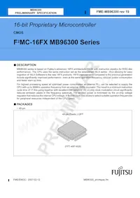 MB96F348TSAPMC-GSE2 Datasheet Cover