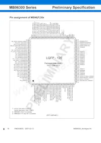 MB96F348TSAPMC-GSE2數據表 頁面 16