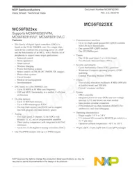 MC56F82316VLF Datenblatt Cover