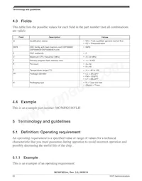 MC56F82316VLF 데이터 시트 페이지 22