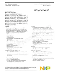 MC56F82728VLH Datenblatt Cover