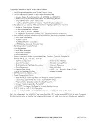 MC68340FT16E Datasheet Pagina 2