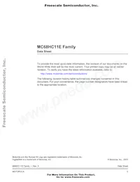 MC68HC11E0CFN2 Datasheet Pagina 3