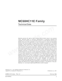 MC68HC711E9CFNE2 Datasheet Pagina 3