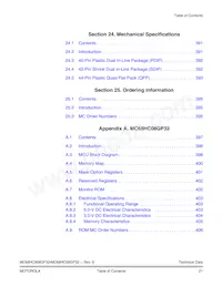 MC68HC908GP16CFB Datasheet Page 23