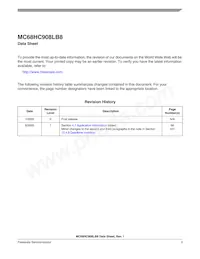 MC908LB8VDWER Datasheet Pagina 3