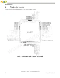 MC9S08GW64CLK Datasheet Page 6
